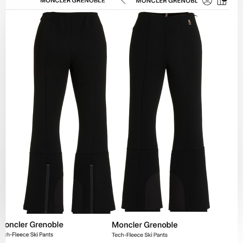 Black Moncler Ski Pants